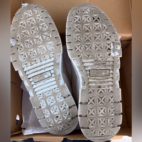 Puma Mayze Women’s white peyote leather platform sneaker - Picture 8 of 8